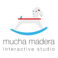 Mucha Madera Interactive Studio Logo Vector