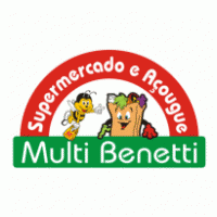 Multi Benetti Supermercados Logo PNG Vector