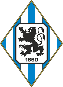 2 Logos TSV 1860 München Autospiegelball 