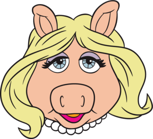Muppet Show: Miss Piggy Logo PNG Vector
