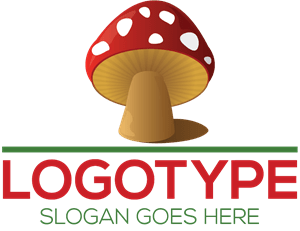 Mushroom Logo PNG Vector
