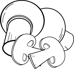 Mushrooms Logo PNG Vector