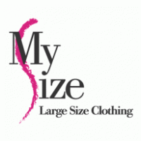 My Size - Large Size Clothing Logo PNG Vector