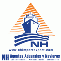 NH Agentes Aduanales y Navieros Logo PNG Vector