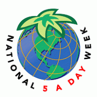 National 5 A Day Week Logo Vector