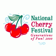 National Cherry Festival Logo PNG Vector