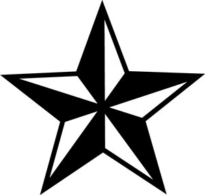 Nautical Star Logo PNG Vector