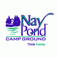Nay Pond Camp Ground Logo Vector