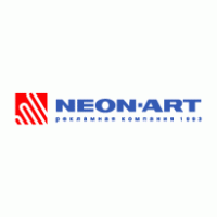 Neon-art Logo PNG Vector