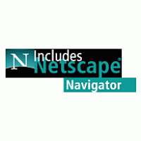 Netscape Navigator Included Logo Vector