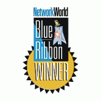 NetworkWorld Blue Ribbon Winner Logo Vector