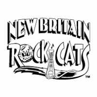 New Britain Rock Cats Logo Vector