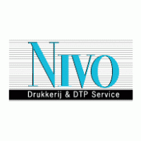 Nivo Drukkerij & DTP Service Logo PNG Vector