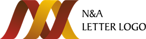 N A Letter Logo PNG Vector