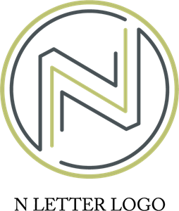 N Letter Logo PNG Vector