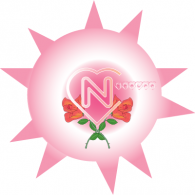 N Rose Logo PNG Vector