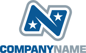N Stars Logo PNG Vector