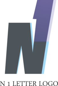 N1 Letter Logo PNG Vector