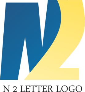 N2 Letter Logo PNG Vector