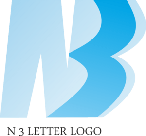 N3 Letter Logo PNG Vector