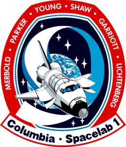 NASA STS-9 Flight Insignia Columbia Logo PNG Vector