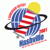 Nashville 2001 - A Barbershop Odyssey Logo PNG Vector