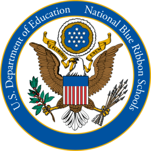 National Blue Ribbon Schools Seal Logo PNG Vector