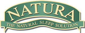 NATURA THE NATURAL SLEEP SOLUTION Logo Vector