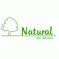 Natural Pies delicados Logo PNG Vector