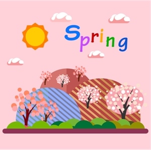 natural spring Logo PNG Vector