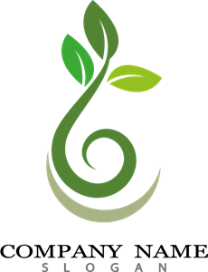 Letter L Leaf Logo