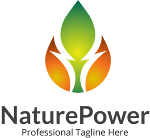 Nature Power Logo Vector