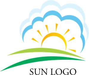 Nature Sunrise Logo PNG Vector
