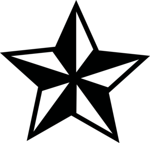 Nautical star Logo PNG Vector