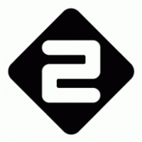 Nederland 2 black&white Logo Vector