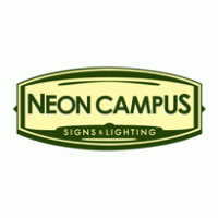 Neon Campus Logo PNG Vector