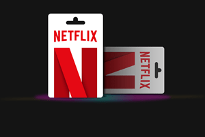 Netflix Gift Card Logo PNG Vector