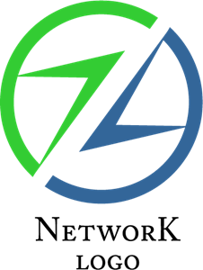 Network Web Z Letter Logo PNG Vector