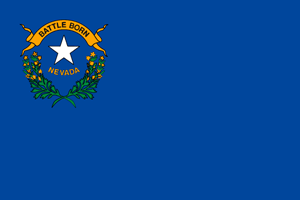 Nevada State Flag and Seal Logo PNG Vector
