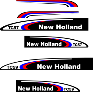 New Holland TC57 Logo Vector
