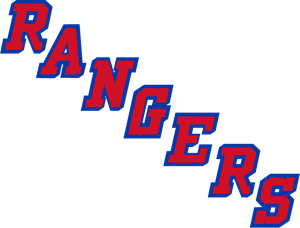 New York Rangers - jersey letters Logo Vector