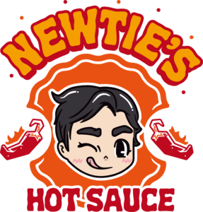 Newtie's Hot Sauce Logo PNG Vector
