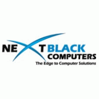 Next Black Computers Logo PNG Vector