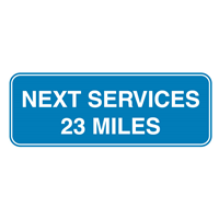 NEXT SERVICES 23 MILES SIGN Logo Vector