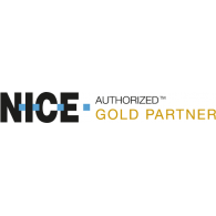 NICE Authorized Gold Partner Logo PNG Vector
