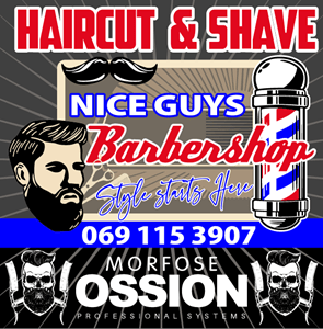 Nice Guys Barbershop Logo PNG Vector