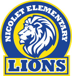 Nicolet Elementary Lions Logo PNG Vector