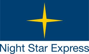Night Star Express Logo PNG Vector