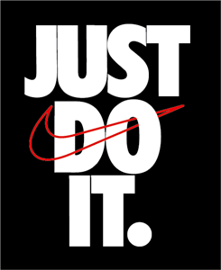 logo nike just do it vector