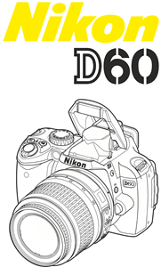 Nikon D60 Logo PNG Vector